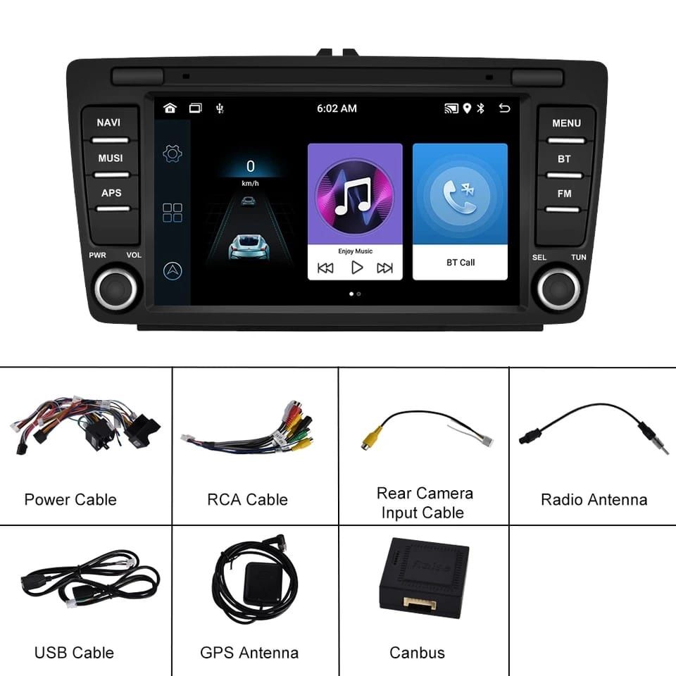 Radio nawigacja Skoda Octavia Yeti Superb ANDROID GPS Navi