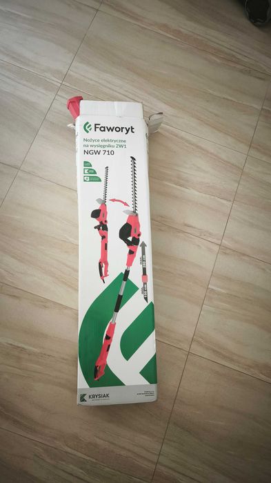 Nożyce elektryczne na wysięgniku 2w1 NGW 710 piła do żywopłotu krzaków