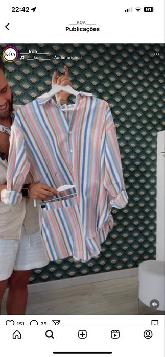 Conjunto camiseiro e calcao