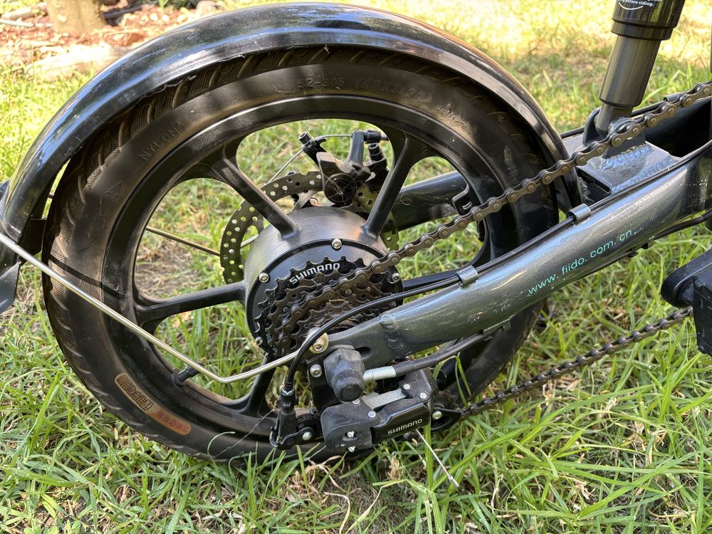 Bicicleta eletrica dobravel fiido D2s