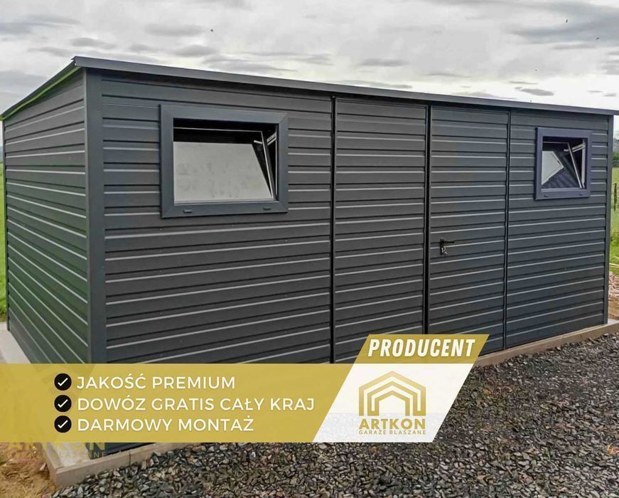 Zabudowa koszy i kontenerów na śmieci | Wiata | Altana śmietnikowa