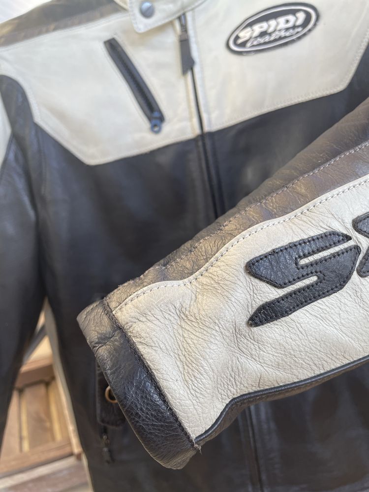 Casaco motard em pele Spidi L