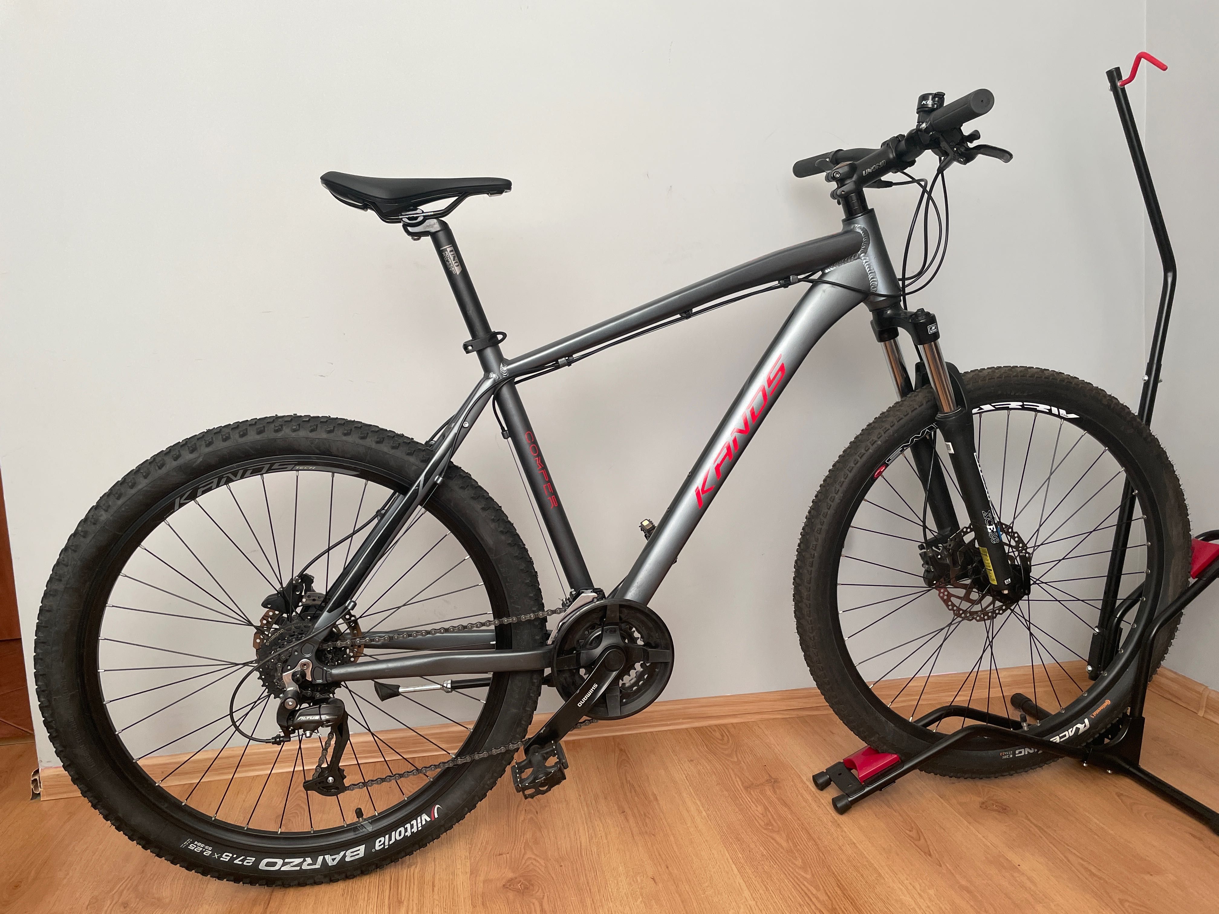 Rower MTB 27,5 Kands COMP- ER grafitowo-czerwony rama 20"