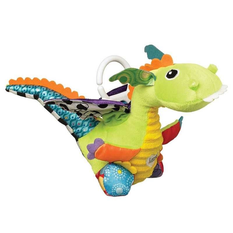 Lamaze, zawieszka smok Flip Flap rusza skrzydłami, kontrasty, szeleści