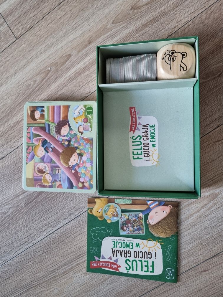 Feluś I Gucio grają w emocje gra planszowa
