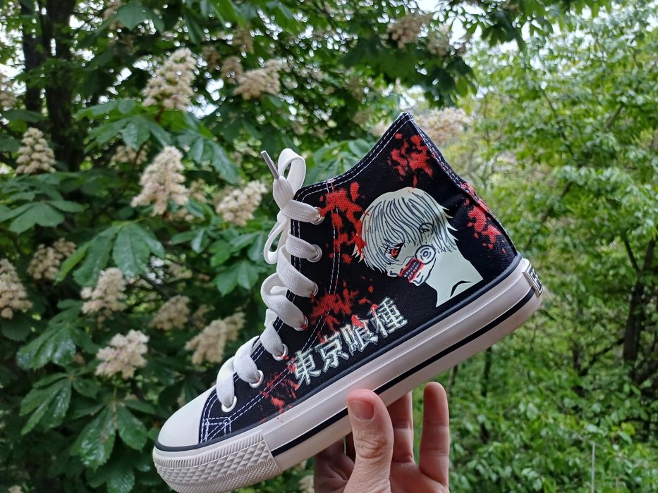 Кеди з принтом Токійський гуль