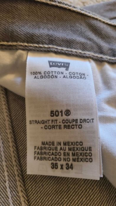 «LEVI’S 501™», винтаж 2010 г., новые