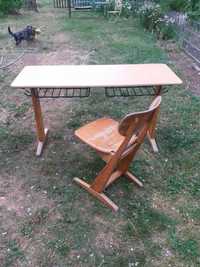 ławka szkolna VS biurko szkolne typu Casala +krzesło