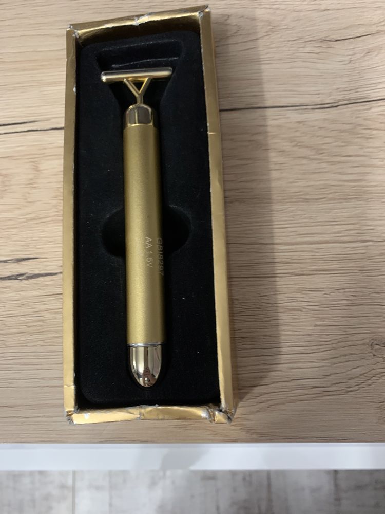Массажер для лица T-bar 24к gold