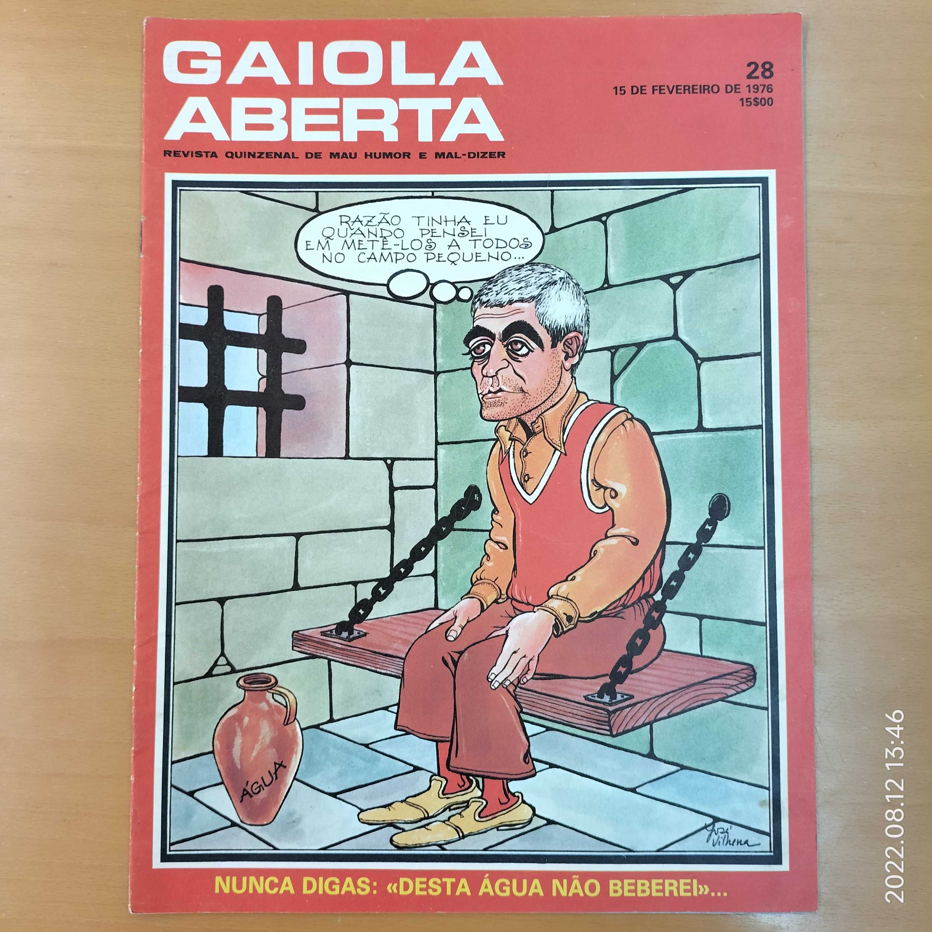 Revistas "Gaiola Aberta"  e Revistas "Fala Barato" de José Vilhena