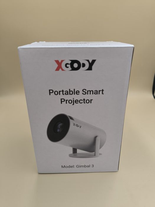 Projektor multimedialny led XGody Gimbal 3 biały