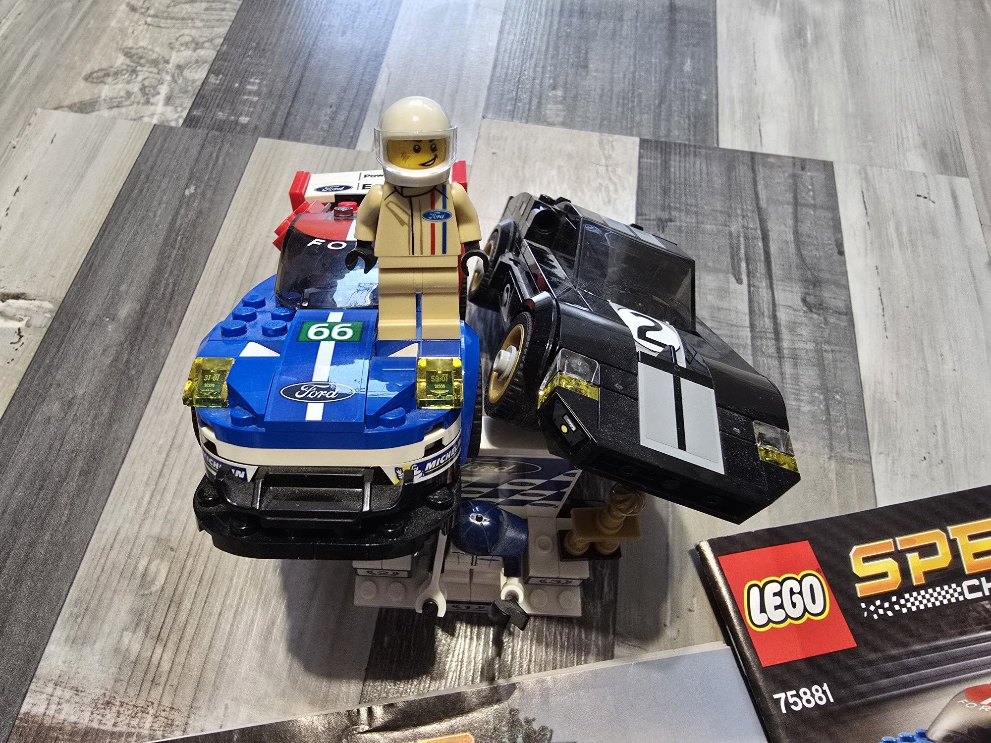 LEGO 75881 Speed Champions Ford GT z roku 2016 i Ford GT40 z roku 1966