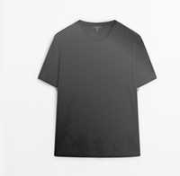 Tshirt Básica Preta Massimo Dutti