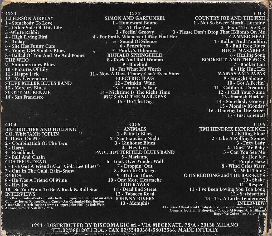 Live in Monterey - - - - - Vários  - - - - - 6 X CD