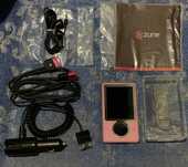 Microsoft Zune 30GB Pink + Extras - bom estado