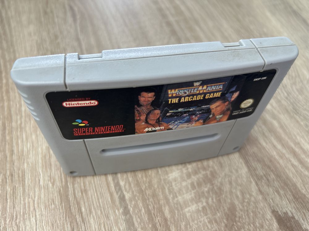 #1047 Wrestle Mania the arcade game gra nintendo super nimtendo
