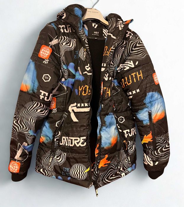 Kurtka chłopięca zimowa 158 – modna, ciepła, zadbana!