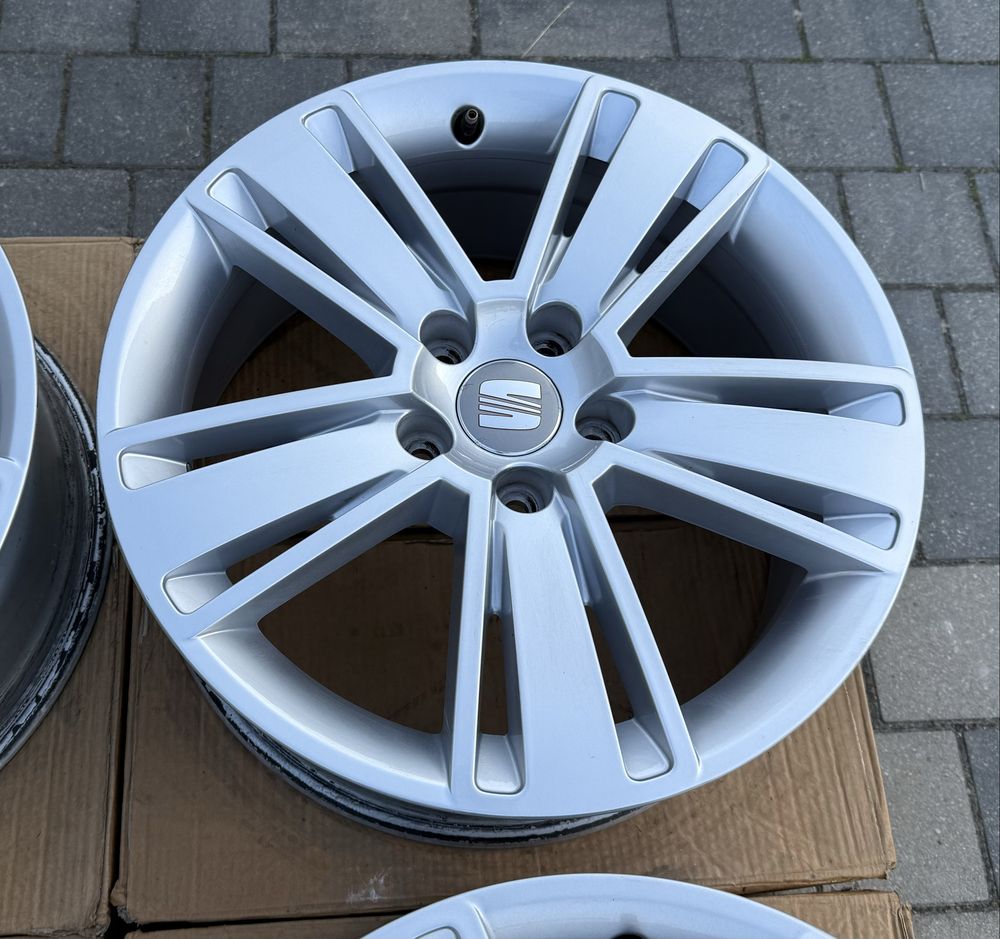 Oryginalne Felgi Seat 5x112 17" 7N5 Alhambra Sharan Passat ET39 7J