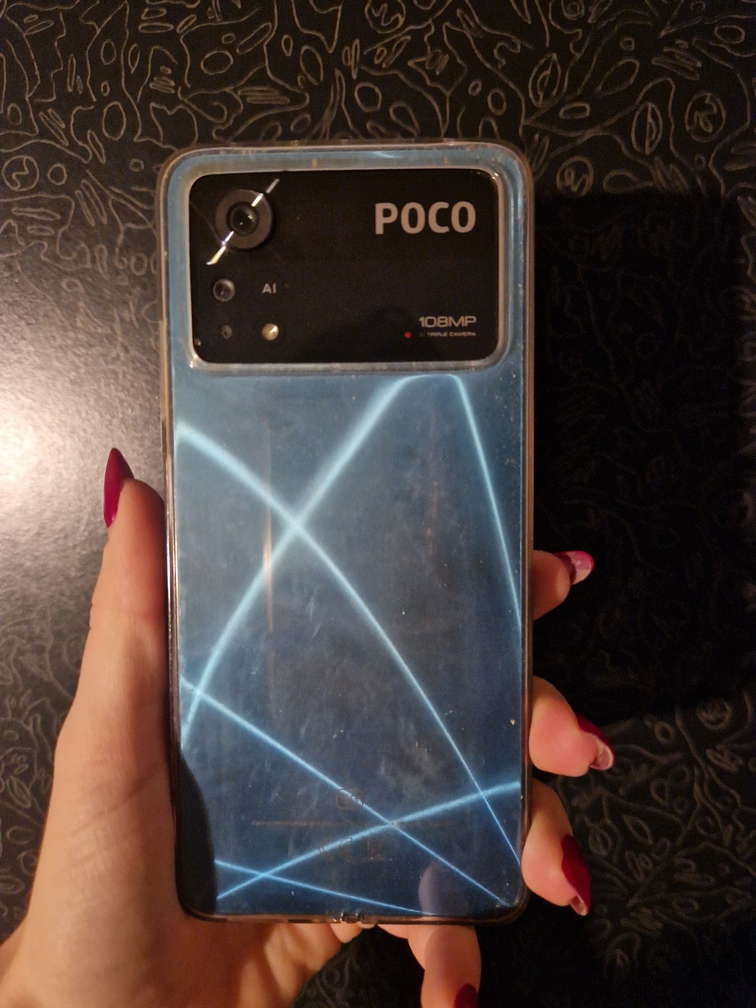 Telefon Xiaomi Poco niebieski X4 Pro