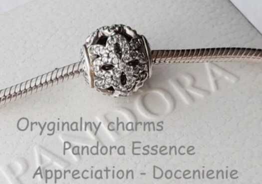 PANDORA Essence Charms Appreciation Oryginalny