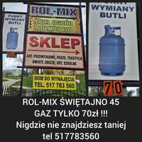 GAZ wymiana butli