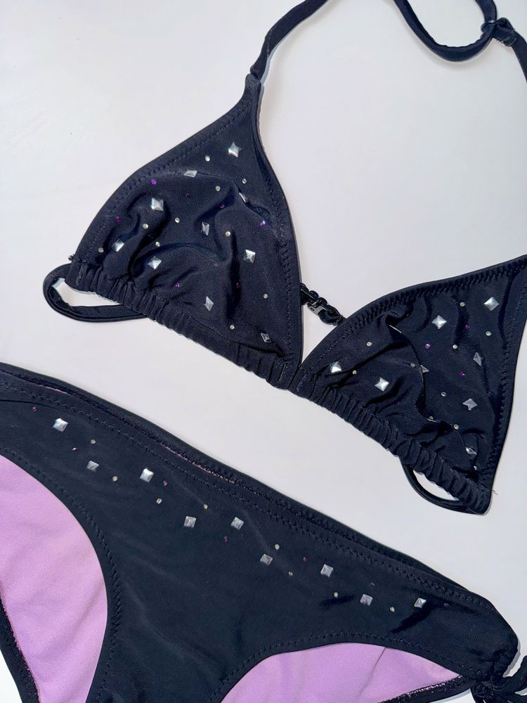 Piękne Bikini  H&M  dżety Cekiny  140