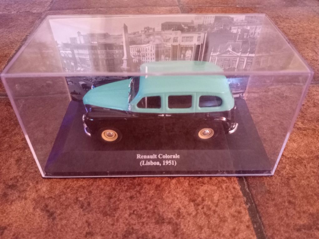 Miniatura Carro Renault Colorale, Taxi Lisboa