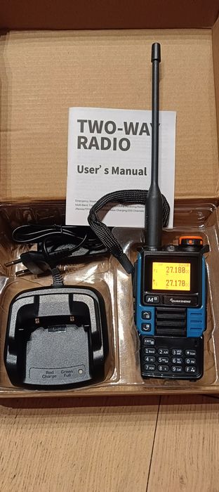 CB Radio Krótkofalówka Org. Quansheng UV-K6 K5 99 Nowy Egzumer ! niebi