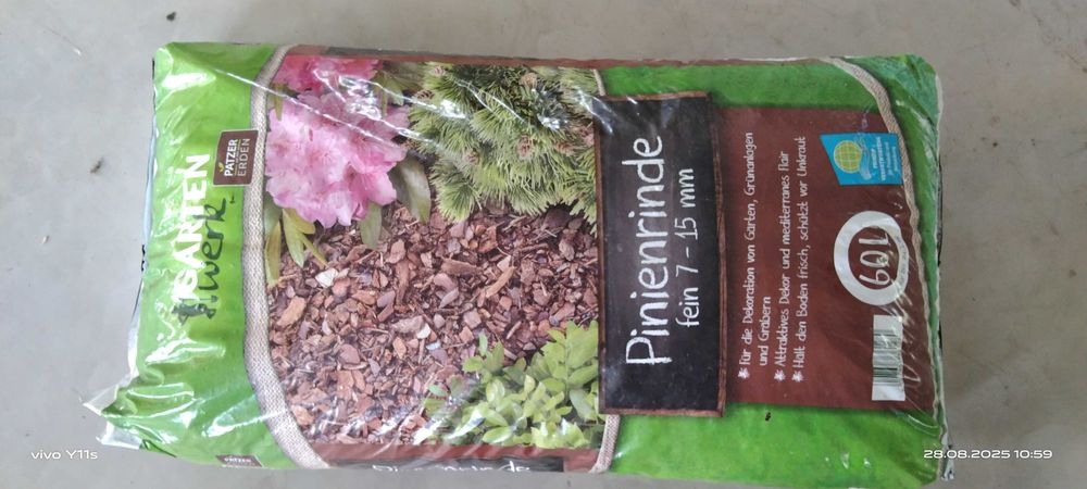 Sacos de casca de pinheiro