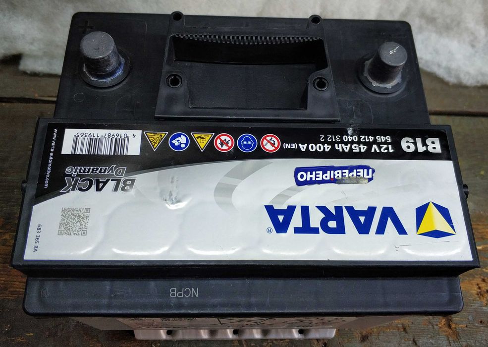 Аккумулятор VARTA 45 Ah 400 A