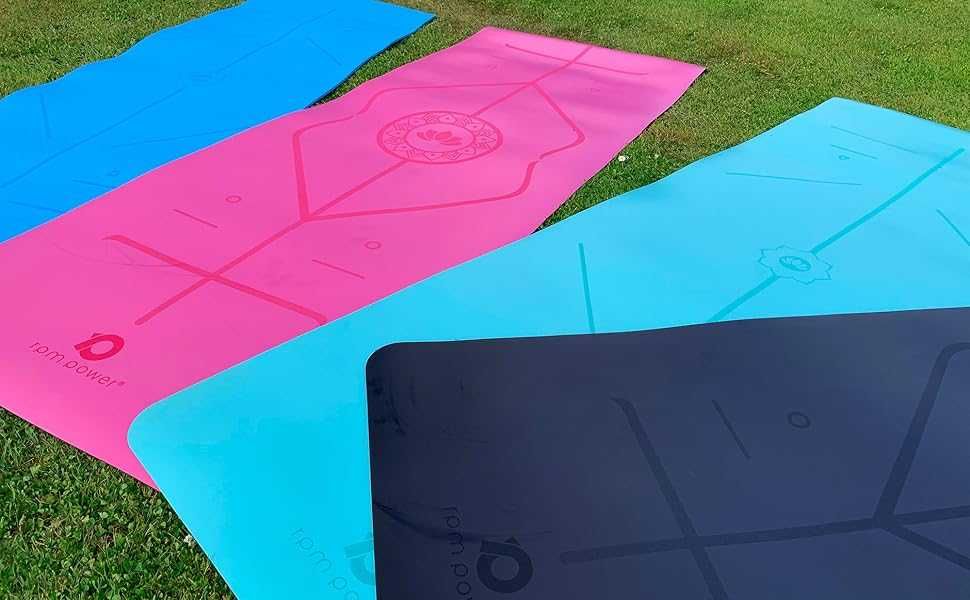 Mata do jogi RPM Power  profesjonalna gruba mata (182 x 68 cm) różowa