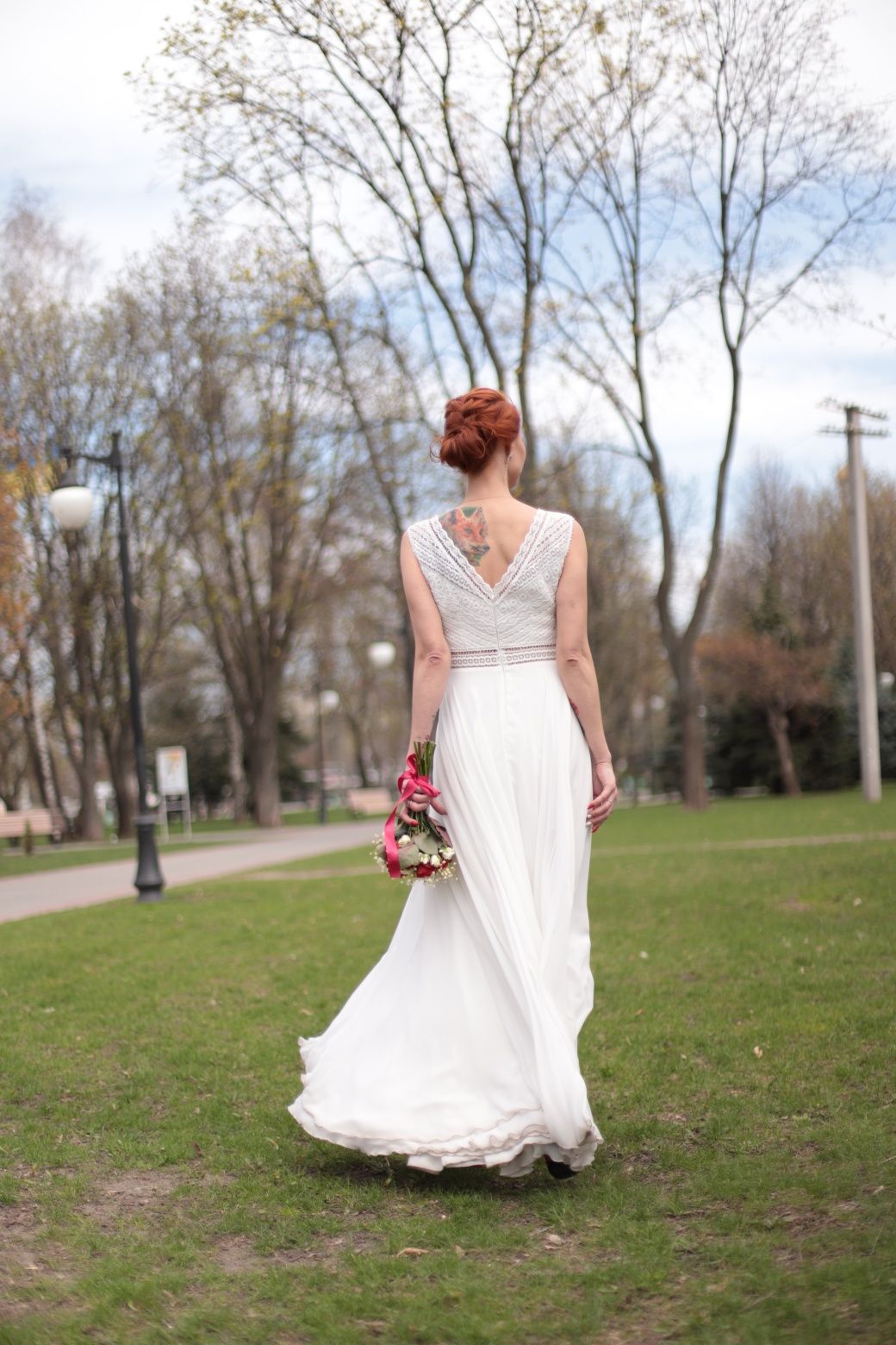 Вишукана весільня сукня