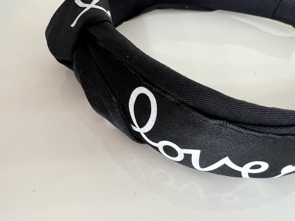 Opaska do włosów czarna ASOS