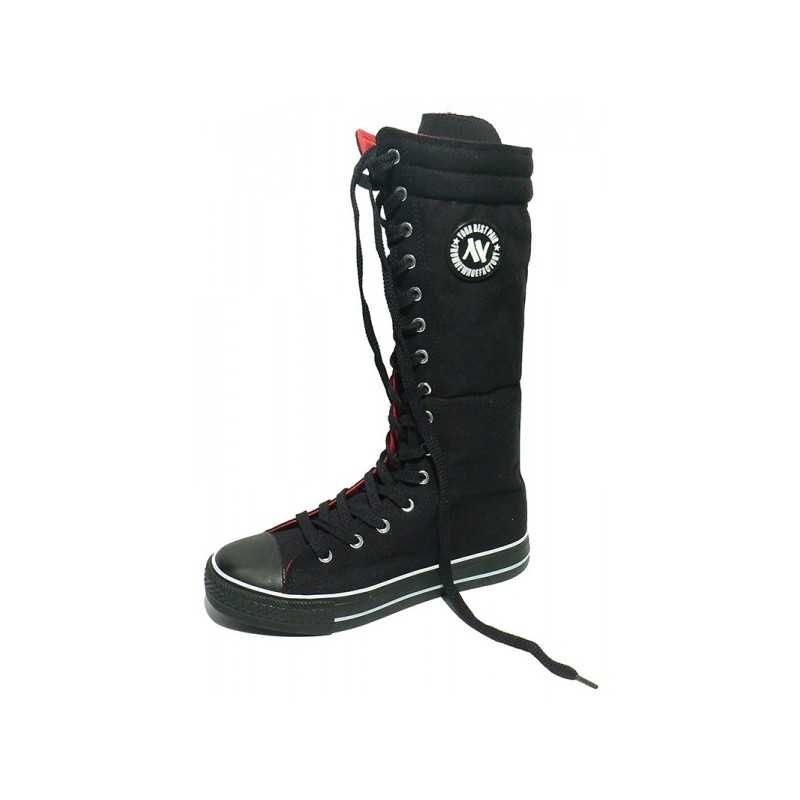 Mega Wysokie Trampki Przed Kolano Emo Gothic Rock Metal Punk 38