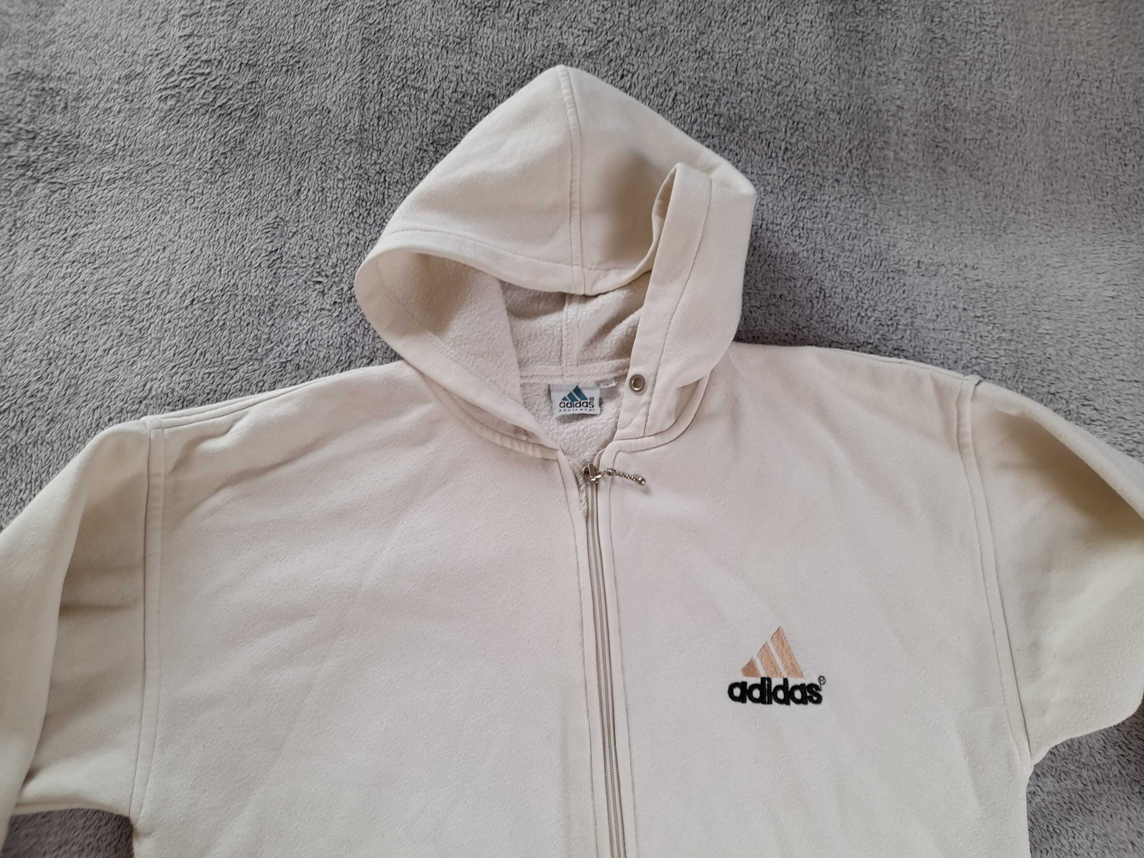 Bluza ADIDAS z kapturem, beżowa, rozmiar M, na wzrost 1,64 cm