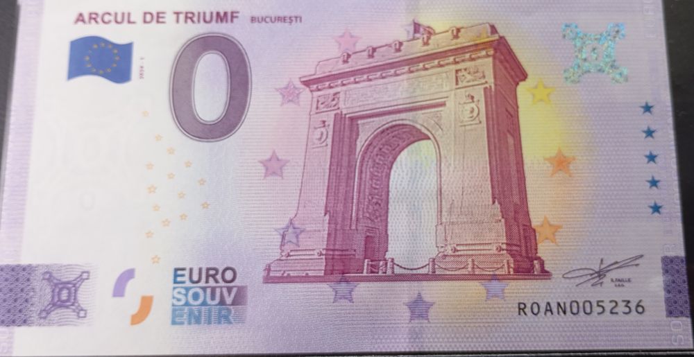 Nota de 0€ portuguesa e estrangeiro