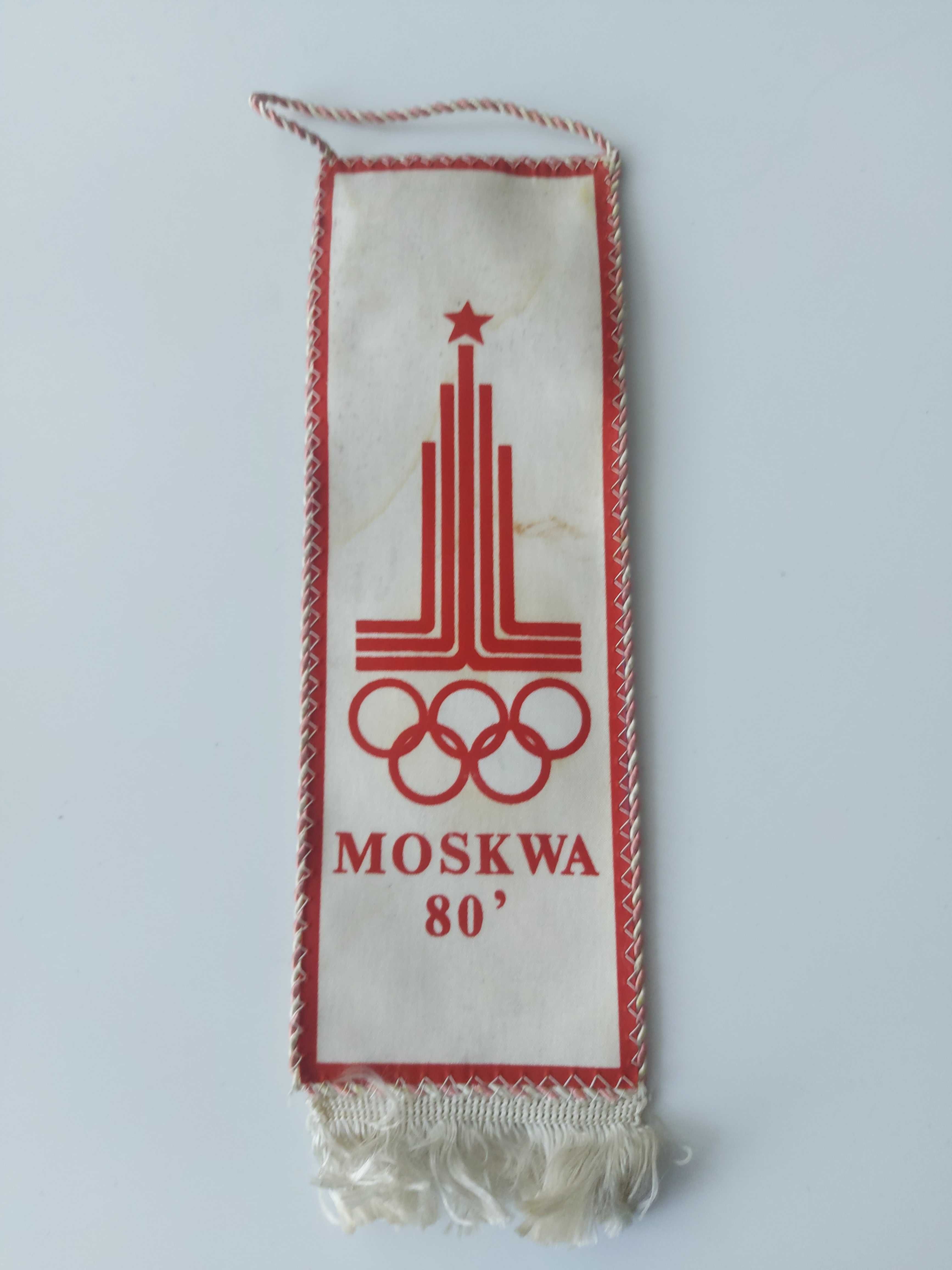 Proporczyk Olimpiada Moskwa 1980 Igrzyska Olimpijskie Ogniwo Koszalin