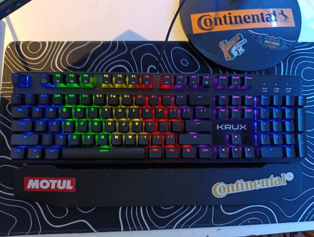 Klawiatura Krux Meteor RGB Outemu Blue