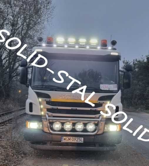 Orurowanie NA PŁASKI DACH / KABINA BUDOWLANA Scania r / s Połysk !