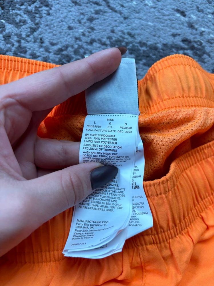 Шорти Nike nylon dri fit