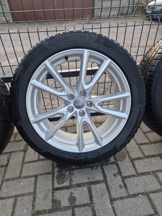 Felgi Audi Q5 8.0Jx20 ET39 + opony zimowe Continental 255/45/20