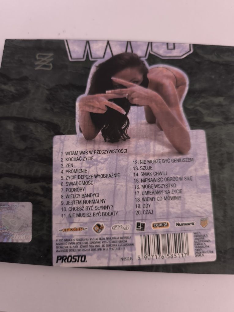 Płyta CD WWO - Witam Was W Rzeczywistości pierwsze wydanie rap hip hop