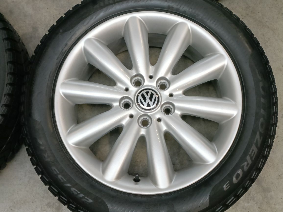 Koła Zimowe Alufelgi VW 17 cali 5x112 Golf Passat Skoda Seat Audi A3