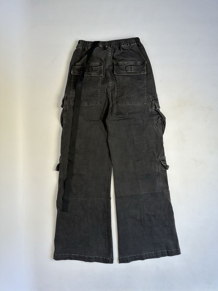 Rick Owens jeans cargo карго джинсы archive faded baggy opium черные Л