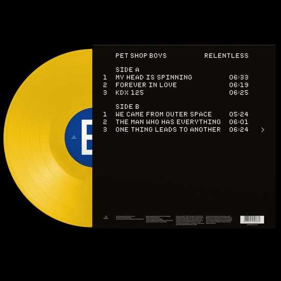 Pet Shop Boys - Relentless ( Exclusive Yellow Vinyl )