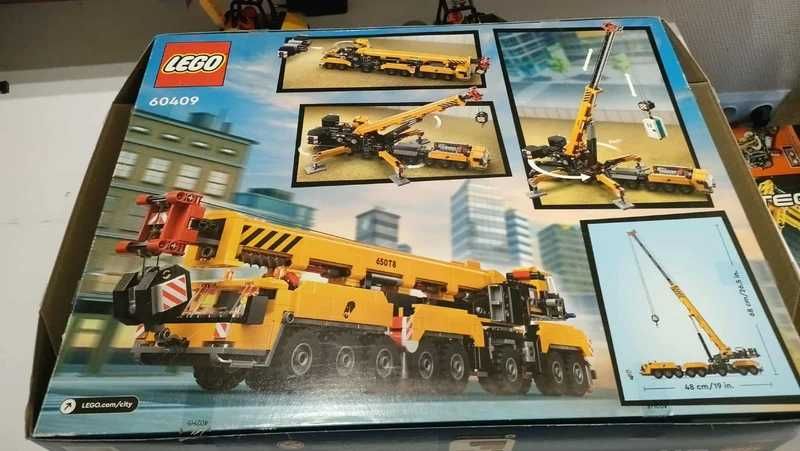 LEGO City, Żółty ruchomy żuraw, 60409