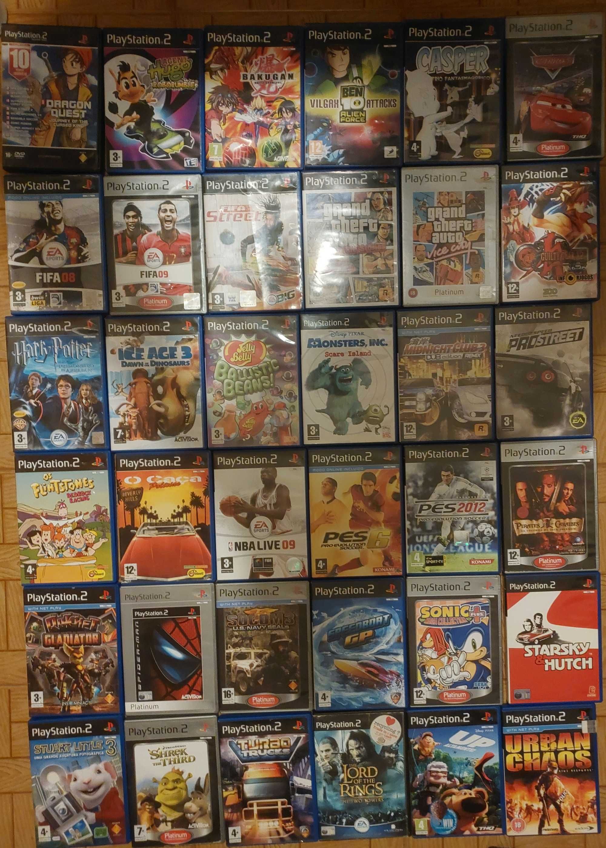 Jogos PS2 (preços na descrição)
