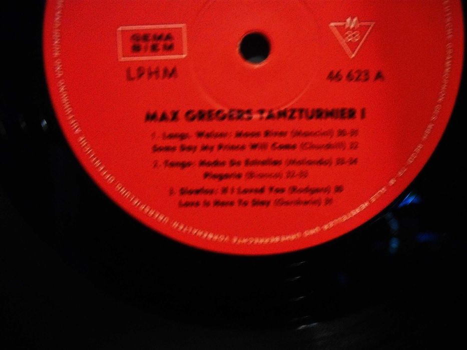 Max Greger ‎– Max Gregers Tanz Turnier Folge LP