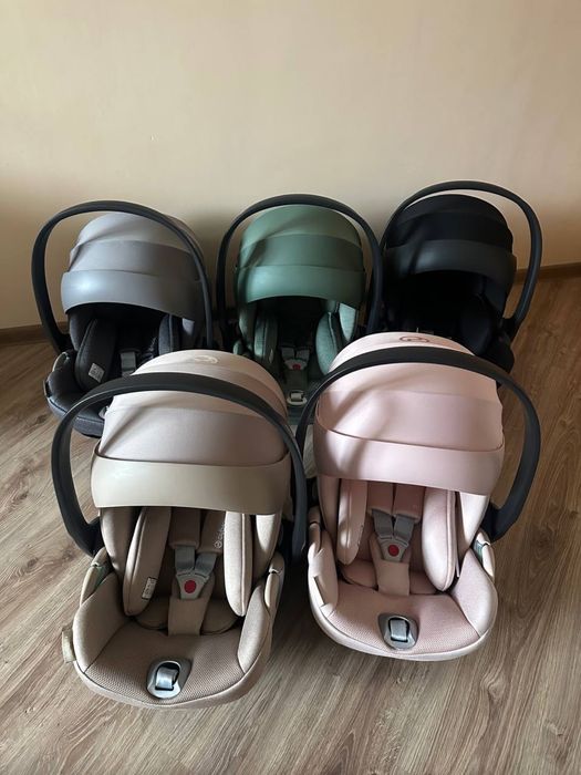 Cybex Cloud T Plus Cozy Beige, Off White,  Peach Pink, Mirage Grey