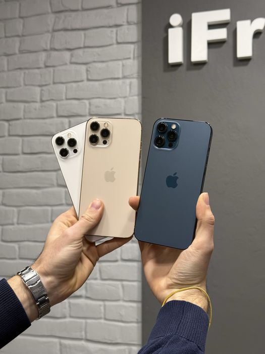 iphone 12 pro max 128/256gb blue, gold, silver